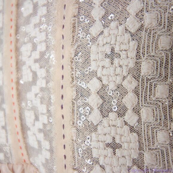 Anthropologie One September Anwen Peasant Shift Baby Doll Dress, size M - Picture 12 of 16